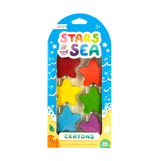 OOLY Stars of the Sea Crayons packaging front