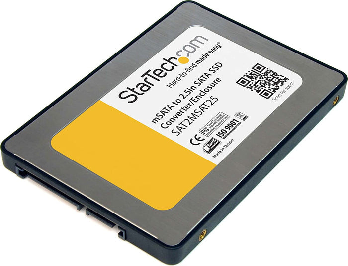 StarTech.com 2.5in SATA to Mini SATA SSD Adapter Enclosure