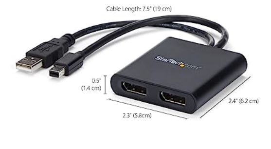 StarTech.com 2Port Multi Monitor Adapter