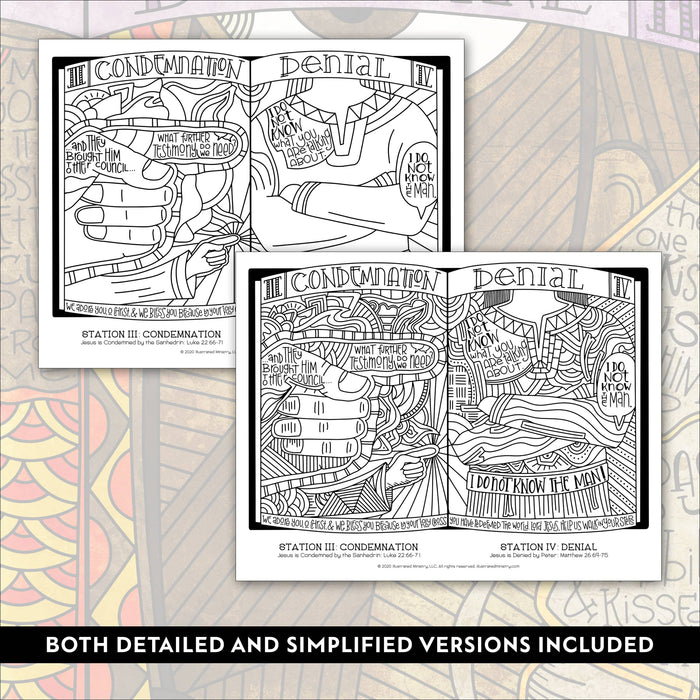 Stations of the Cross Coloring Pages