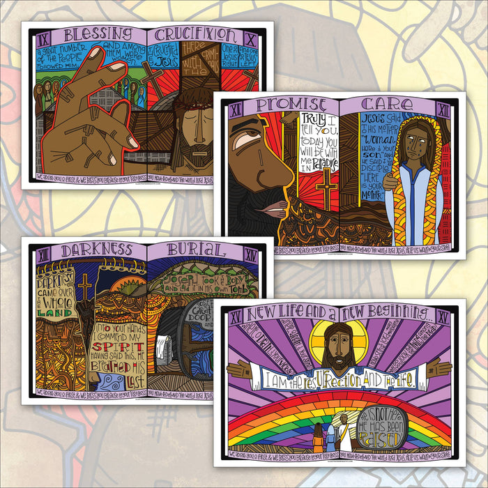 Stations of the Cross Coloring Posters