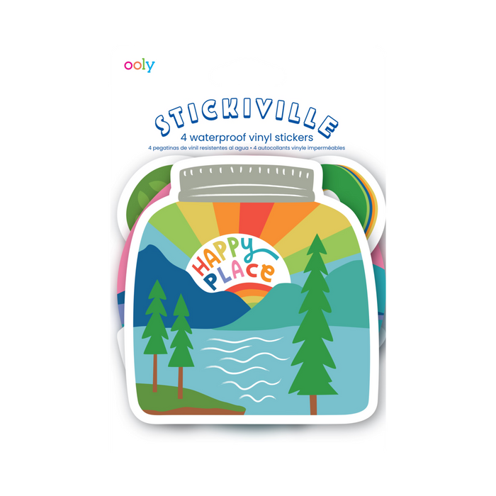 Stickiville Wild Outdoors Vinyl stickers in packaging