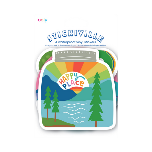 Stickiville Wild Outdoors Vinyl stickers in packaging