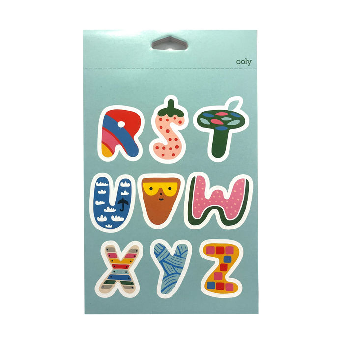 OOLY Stickiville x Suzy Ultman A Whole Lotta Stickers Sticker Book Alpha-Fun Sheet 2