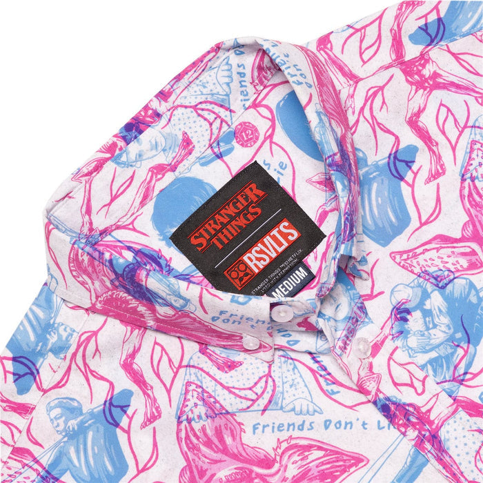 RSVLTS Stranger Things Short Sleeve Shirt Stranger Things "Friends Don't Lie" – KUNUFLEX Short Sleeve Shirt Stranger Things "Friends Don't Lie" – KUNUFLEX Short Sleeve Shirt