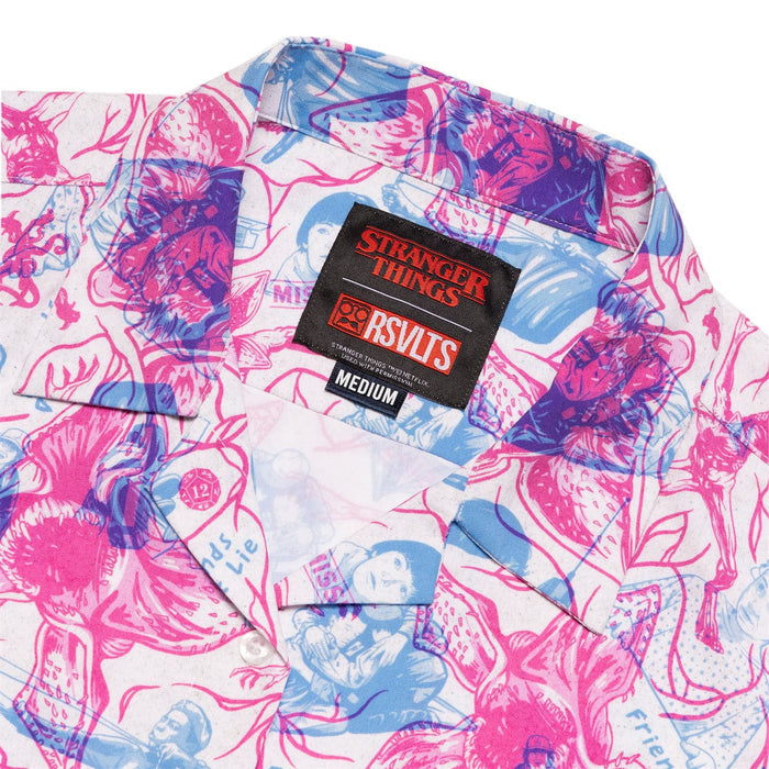 RSVLTS Stranger Things Women's Short Sleeve Shirt Stranger Things "Friends Don't Lie" – Women's KUNUFLEX Short Sleeve Shirt Stranger Things "Friends Don't Lie" – Women's KUNUFLEX Short Sleeve Shirt