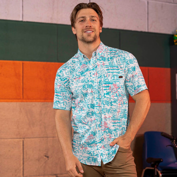 RSVLTS Stranger Things Short Sleeve Shirt Stranger Things "Surfer Boy Pizza " – KUNUFLEX Short Sleeve Shirt Stranger Things "Surfer Boy Pizza " – KUNUFLEX Short Sleeve Shirt