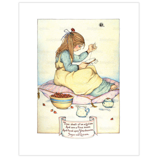 Strawberries & Cream Fine Art Print