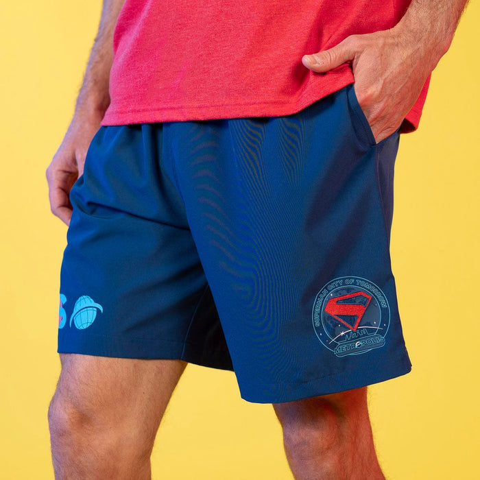 RSVLTS Superman Hybrid Shorts Superman™ "City of Tomorrow" – Hybrid Shorts Superman™ "City of Tomorrow" – Hybrid Shorts
