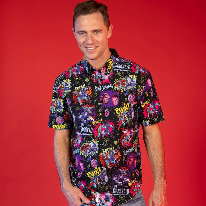 RSVLTS Superman Short Sleeve Shirt Superman™ "Darkseid of the BOOM!" – KUNUFLEX Short Sleeve Shirt Superman™ "Darkseid of the BOOM!" – KUNUFLEX Short Sleeve Shirt