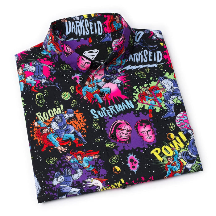 RSVLTS Superman Short Sleeve Shirt DC Superman™ "Darkseid of the BOOM!" – KUNUFLEX Short Sleeve Shirt DC Superman™ "Darkseid of the BOOM!" – KUNUFLEX Short Sleeve Shirt
