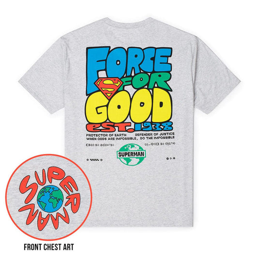RSVLTS Superman Crewneck T-shirt Superman™ "Force for Good" – Crewneck Tee Superman™ "Force for Good" – Crewneck Tee