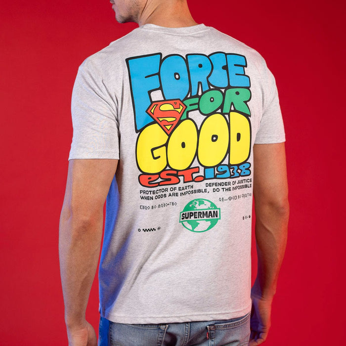 RSVLTS Superman Crewneck T-shirt Superman™ "Force for Good" – Crewneck Tee Superman™ "Force for Good" – Crewneck Tee