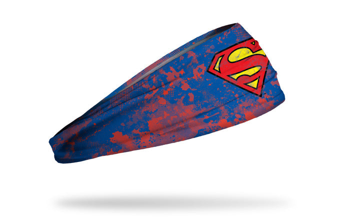 Superman: Grunge Blue Big Bang Lite Headband - View 2