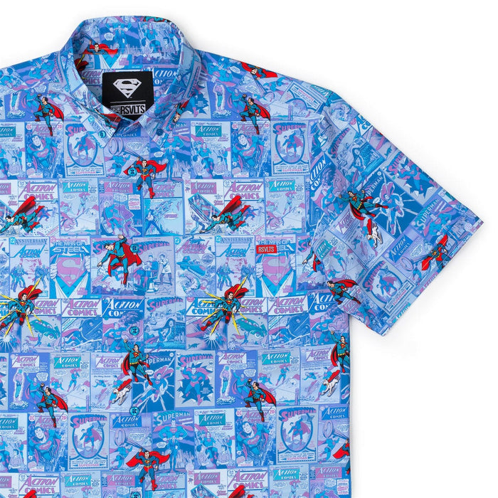 RSVLTS XS Superman Short Sleeve Shirt DC Superman™ "Ready for Action" – KUNUFLEX Short Sleeve Shirt DC Superman™ "Ready for Action" – KUNUFLEX Short Sleeve Shirt