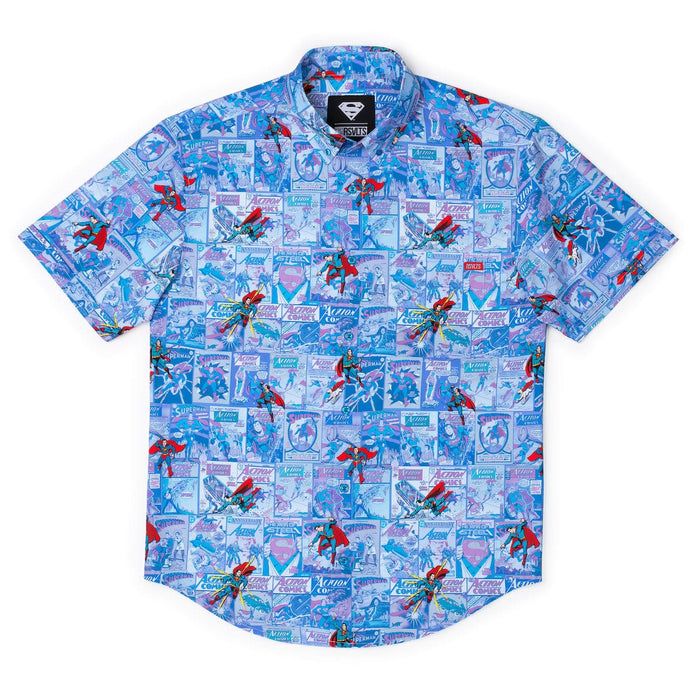 RSVLTS Superman Short Sleeve Shirt DC Superman™ "Ready for Action" – KUNUFLEX Short Sleeve Shirt DC Superman™ "Ready for Action" – KUNUFLEX Short Sleeve Shirt