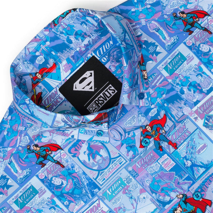 RSVLTS Superman Short Sleeve Shirt DC Superman™ "Ready for Action" – KUNUFLEX Short Sleeve Shirt DC Superman™ "Ready for Action" – KUNUFLEX Short Sleeve Shirt