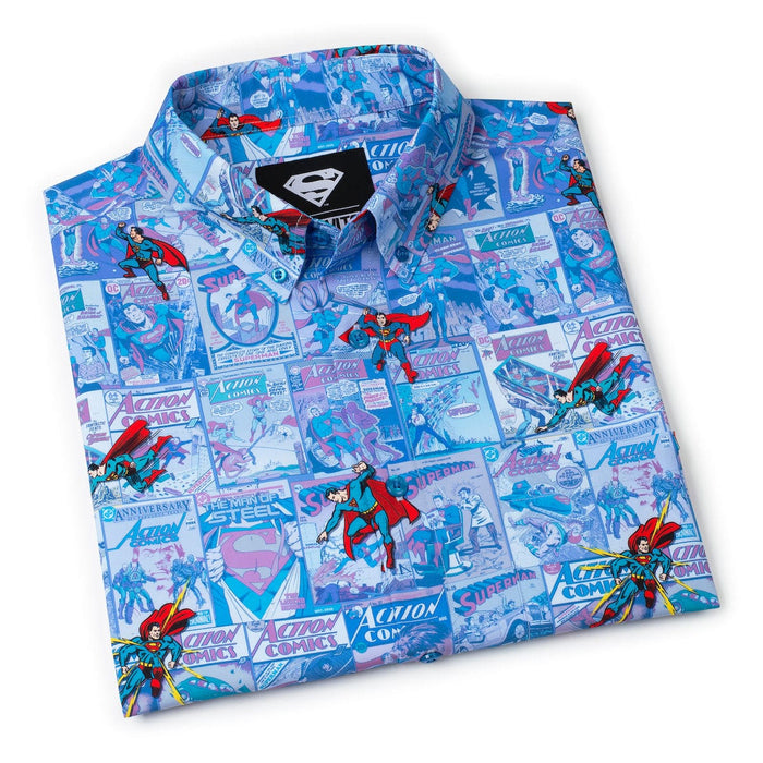RSVLTS Superman Short Sleeve Shirt DC Superman™ "Ready for Action" – KUNUFLEX Short Sleeve Shirt DC Superman™ "Ready for Action" – KUNUFLEX Short Sleeve Shirt