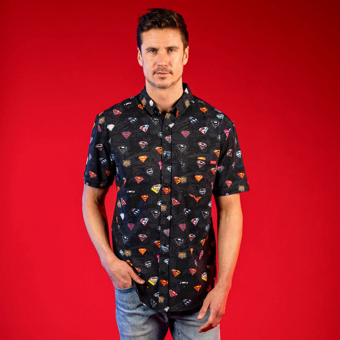 RSVLTS Superman Short Sleeve Shirt Superman™ "Symbols of Hope" – KUNUFLEX Short Sleeve Shirt Superman™ "Symbols of Hope" – KUNUFLEX Short Sleeve Shirt