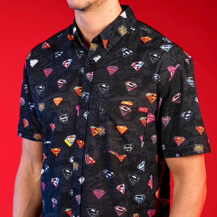 RSVLTS Superman Short Sleeve Shirt Superman™ "Symbols of Hope" – KUNUFLEX Short Sleeve Shirt Superman™ "Symbols of Hope" – KUNUFLEX Short Sleeve Shirt