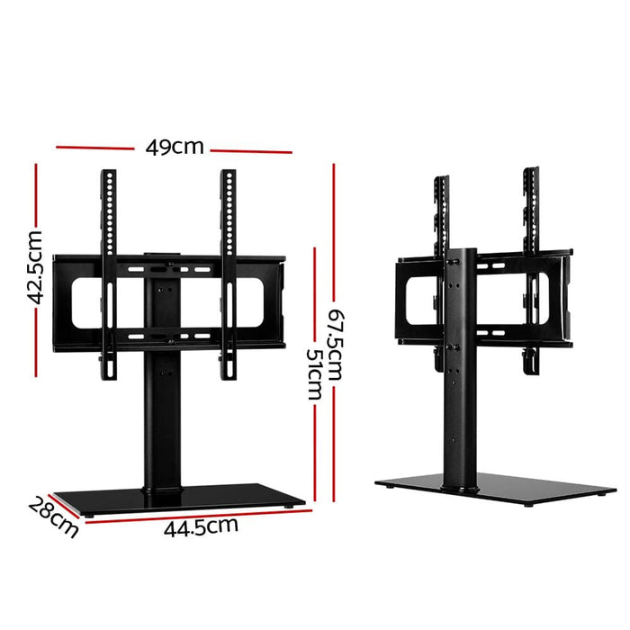 Table Top TV Swivel Mounted Stand -Home Living Store - -