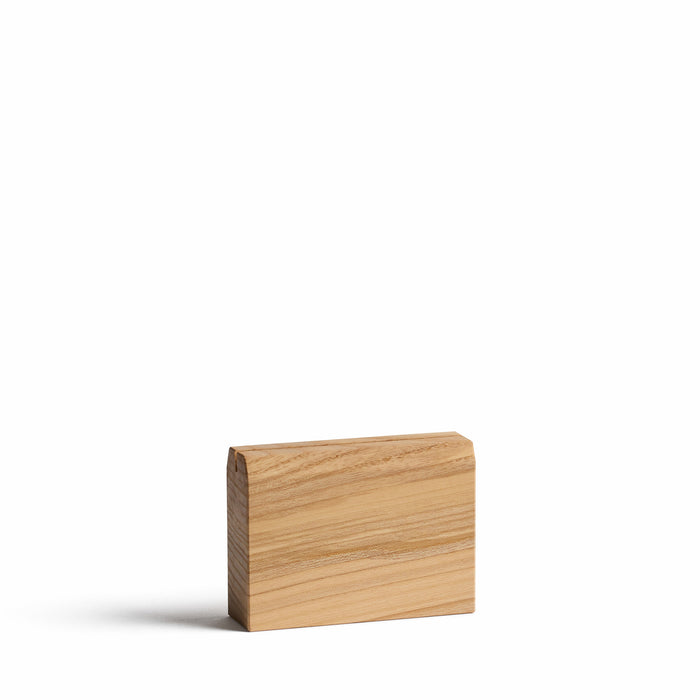 Tall Wood Card Holder
