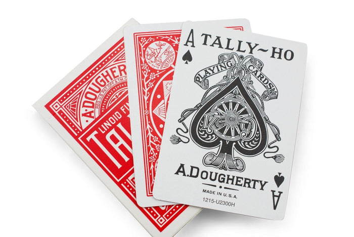 Tally Ho Fan Back Playing Cards by US Playing Card Co.