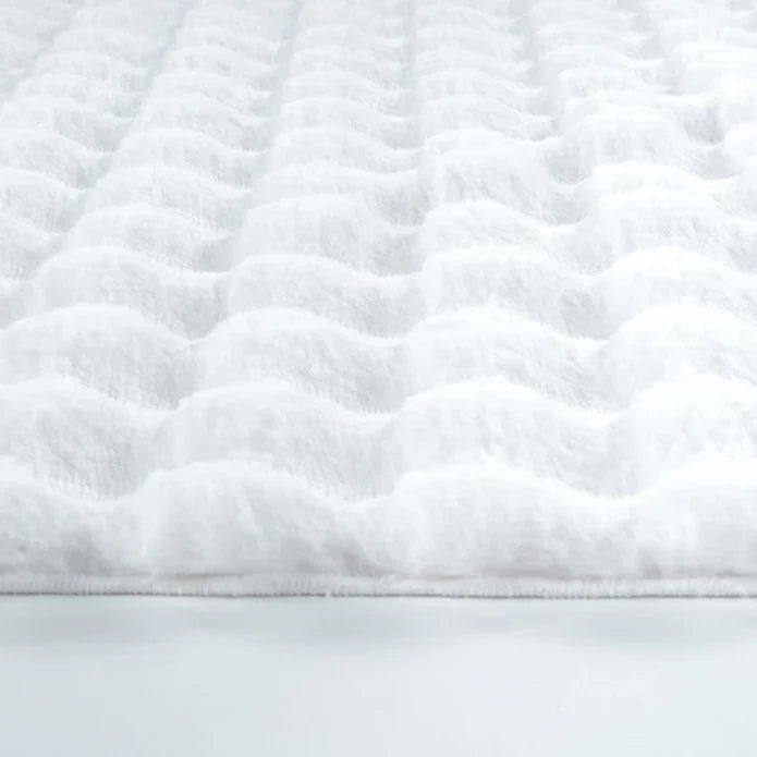 Tapis en Cachemire 7/24 Cosy Premium Bubble Blanc 100x150 cm