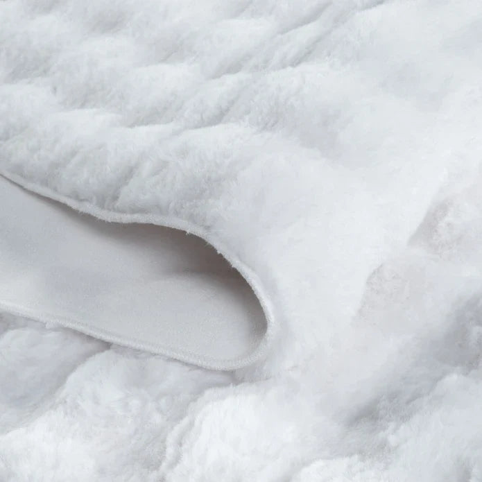 Tapis en Cachemire 7/24 Cosy Premium Bubble Blanc 100x150 cm