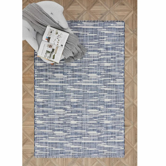 Tapis Kaşmir Halı Dogasever Ayaz en coton recyclé, 160 x 230 cm