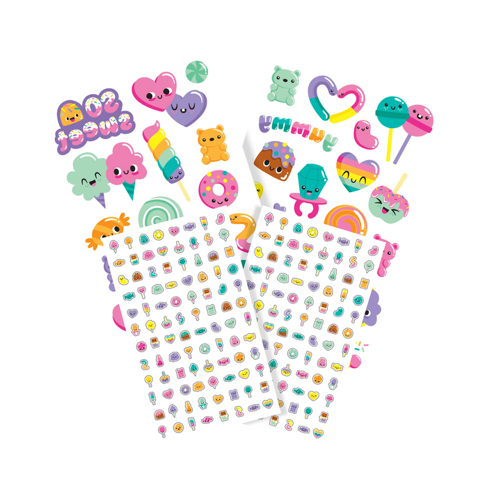 Tattoos and nail sticker sheets from OOLY Tattoo-Palooza Temporary Tattoos & Nail Stickers - Sweet Shop