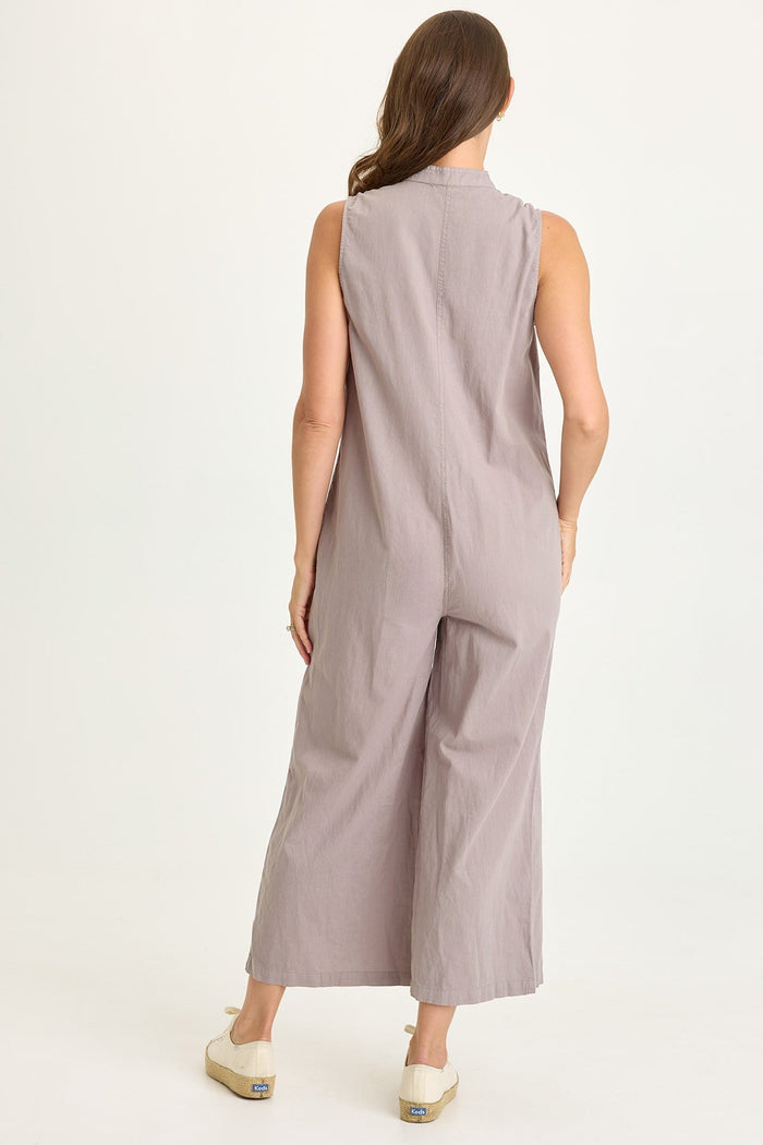 Wearables Tawnie Linen Button-Up Jumpsuit