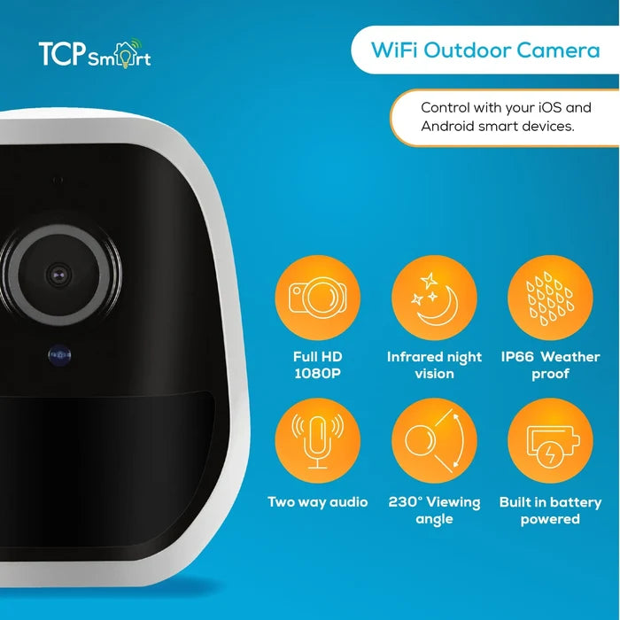 TCP Smart WiFi Outdoor Camera