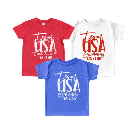 "Team USA" Olympics Themed T-Shirt for Kids