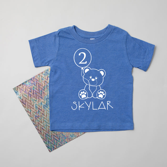 Teddy Bear Themed 2nd Birthday T-shirt