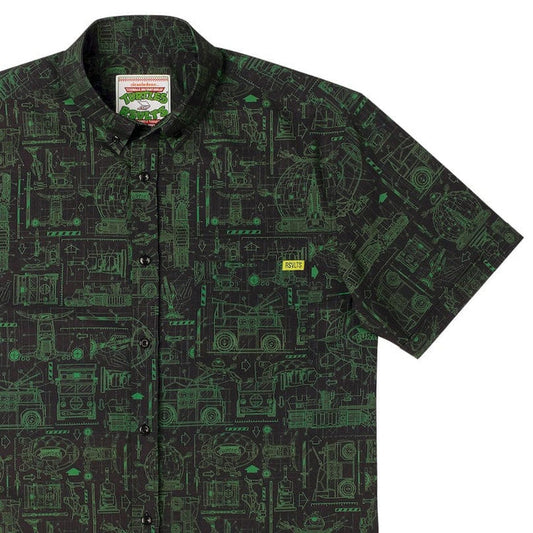 RSVLTS XS Nickelodeon Short Sleeve Shirt Teenage Mutant Ninja Turtles "Greenprints" – KUNUFLEX Short Sleeve Shirt Teenage Mutant Ninja Turtles "Greenprints" – KUNUFLEX Short Sleeve Shirt