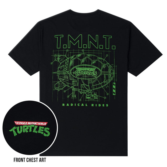 RSVLTS Nickelodeon Crewneck T-shirt Teenage Mutant Ninja Turtles "Turtle Blimp" – Crewneck Tee Teenage Mutant Ninja Turtles "Turtle Blimp" – Crewneck Tee