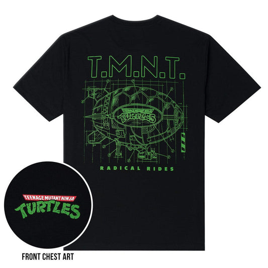 RSVLTS Nickelodeon Crewneck T-shirt Teenage Mutant Ninja Turtles "Turtle Blimp" – Crewneck Tee Teenage Mutant Ninja Turtles "Turtle Blimp" – Crewneck Tee