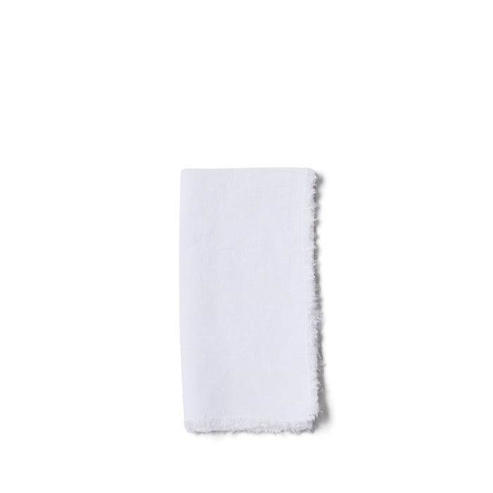Tela Fringiato Napkin in Optic White (Set of 2)