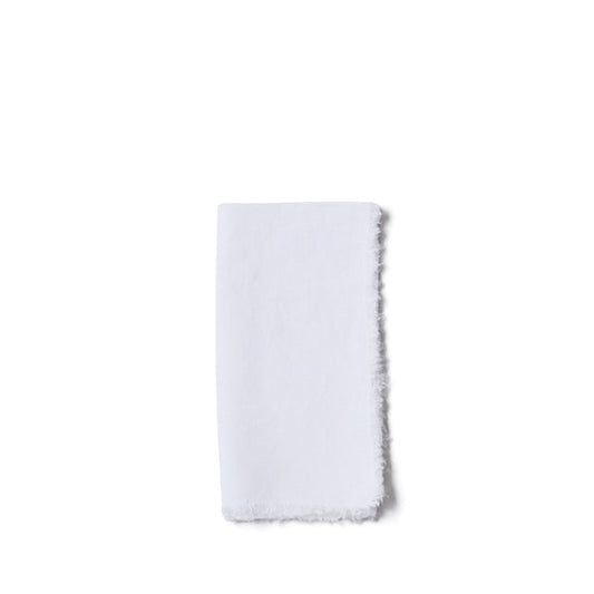 Tela Fringiato Napkin in Optic White (Set of 2)