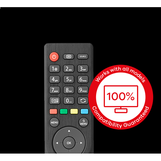 EA Accessories Telefunken TV Replacement Remote Control (Vestel TV's) – view 3
