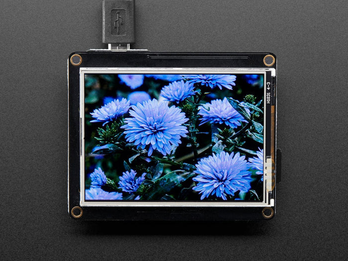 TFT FeatherWing - 2.4" 320x240 Touchscreen for all Feathers by Adafruit - The Pi Hut