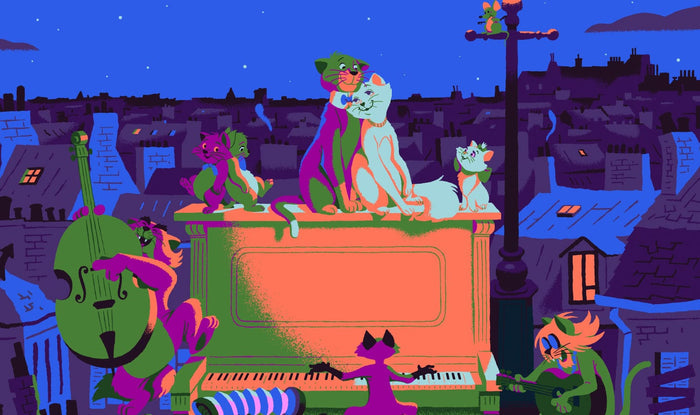 The Aristocats (Variant) Poster