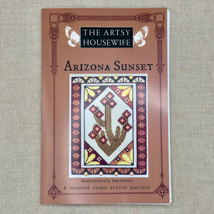 The Artsy Housewife - Arizona Sunset - Chart and/or Roxy Floss Conversion