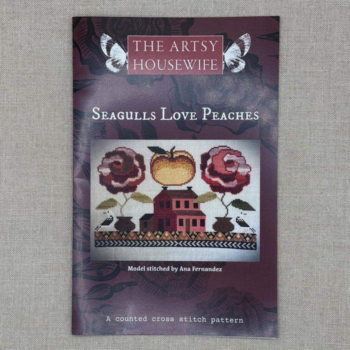 The Artsy Housewife - Seagulls Love Peaches - Chart and/or Roxy Floss Conversion