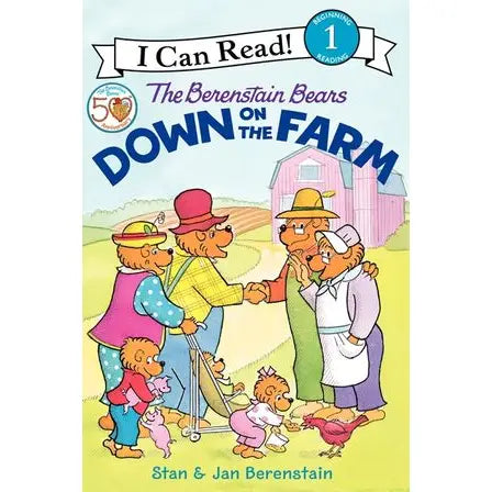 The Berenstain Bears Down on the Farm: I Can Read Level 1 Paperback Book