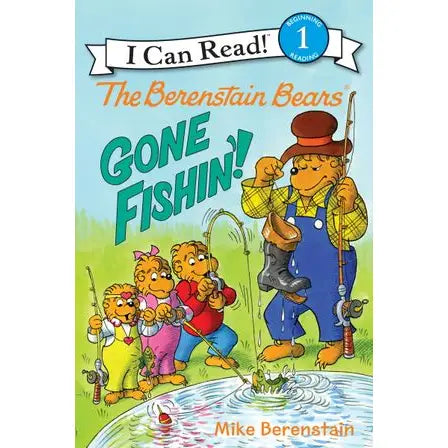 The Berenstain Bears Gone Fishin': I Can Read Level 1 Paperback Book