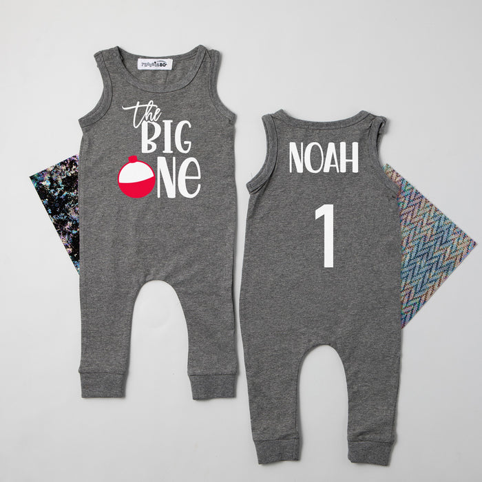 "The Big One" Bobber Sleeveless Slim Fit Romper