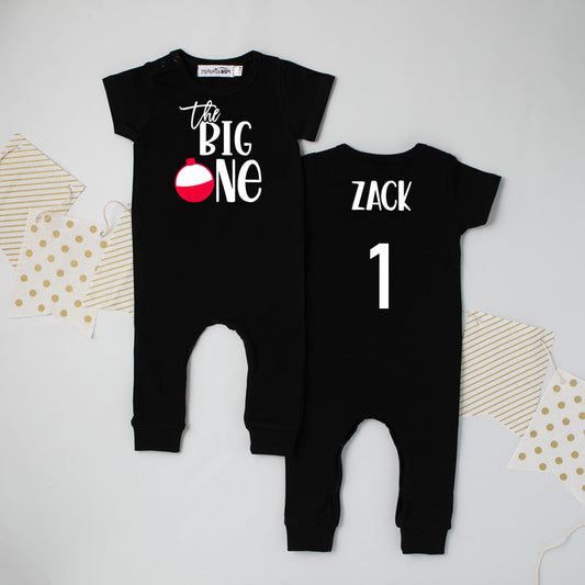 "The Big One" Bobber Slim Fit 1st Birthday Romper