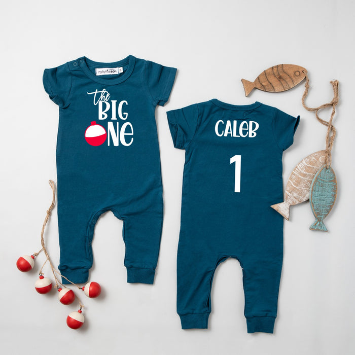 "The Big One" Bobber Slim Fit 1st Birthday Romper